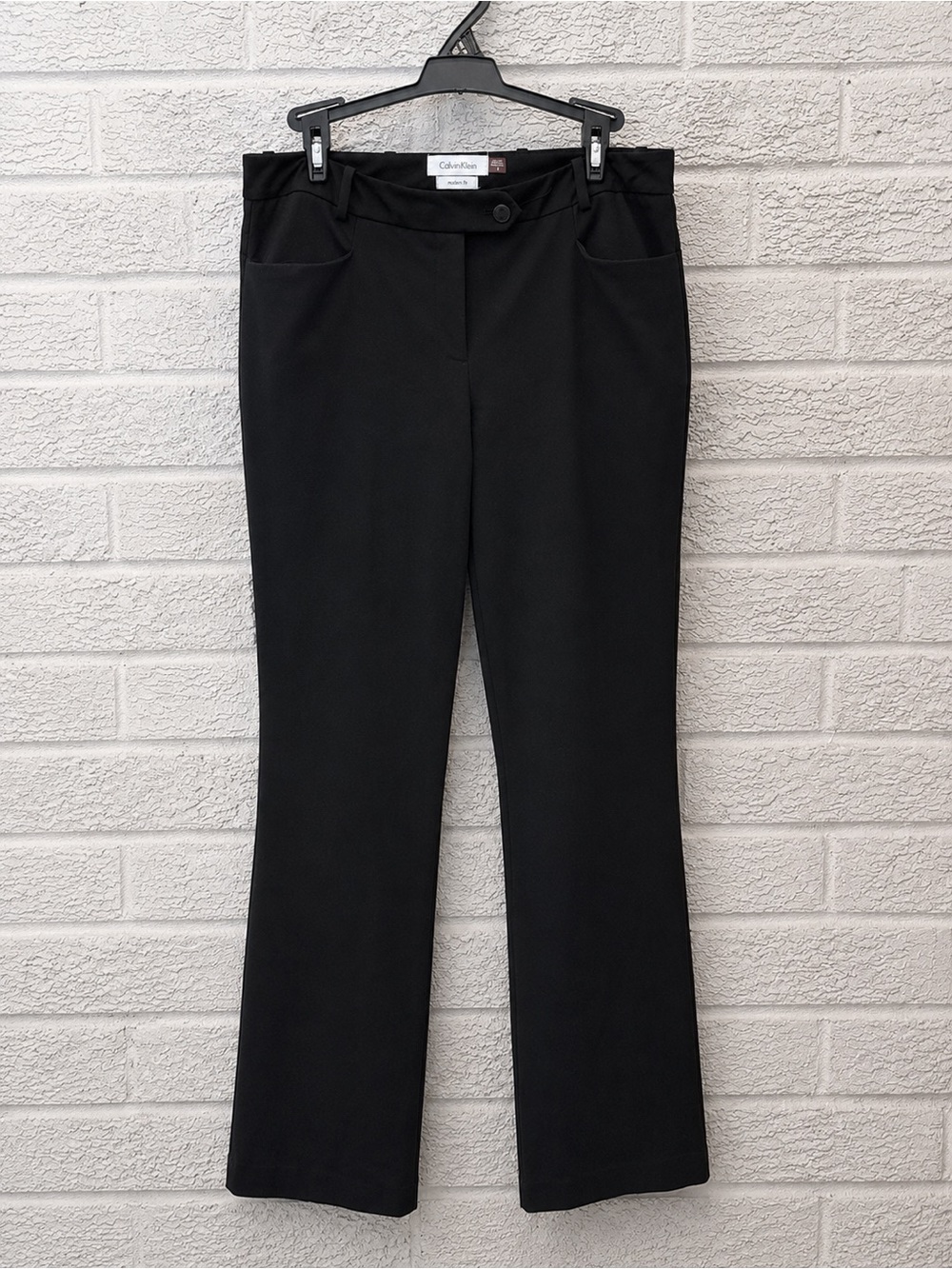 Calvin Klein Black Boot Cut Women's Pants